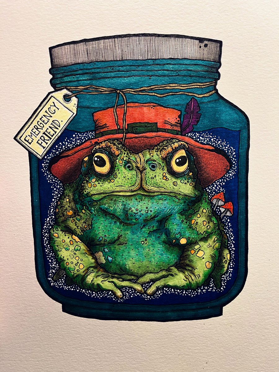 Toad in a jar 
