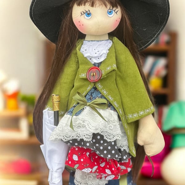 OOAK Handmade Exclusive Interior Large Doll Livy 