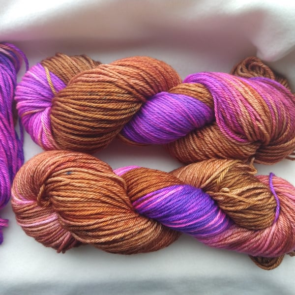 Aprodisia Hand Dyed Merino Silk DK Wool