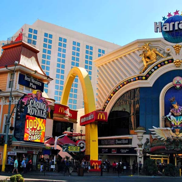 Harrah's Resort Hotel Las Vegas America Photograph Print