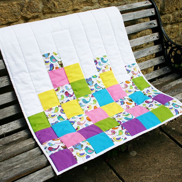 Bird Baby Quilt or Playmat