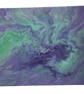 "Cosmic Mist" Original Handmade Acrylic Canvas Painting Gift Idea - Image 3