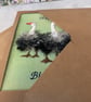 Handmade 3D fringed effect greetings card  - Image 4