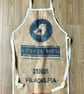 Bib Apron Made With An Old Coffee Sack - Handmade Upcycling