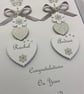 Personalised Handmade Wedding Day Card Son Daughter Engagement Anniversary Boxed - Image 2
