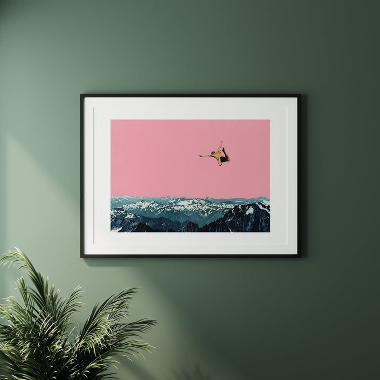 Mountain Art Print - Higher Than Mountains