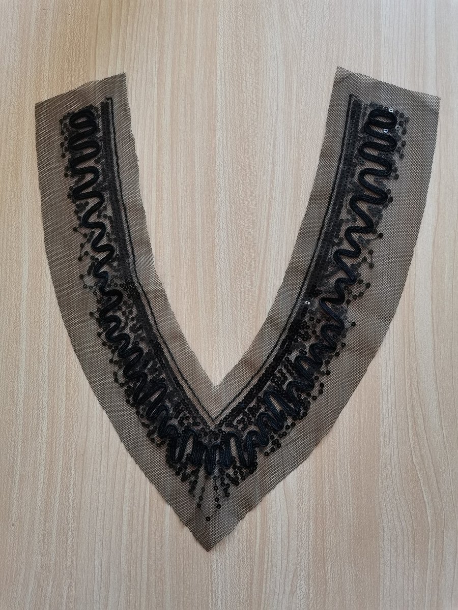 Black Sequin Motif 