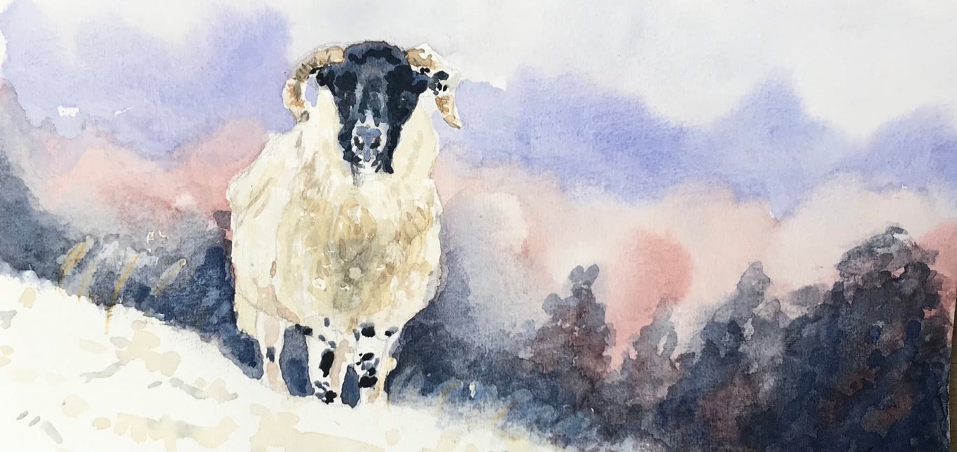 Magical Giclee print of ‘Winterspell’ by British artist