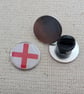 England Flag Pin - Large Resin Topped Pin Badge - English Flag Badge - Image 2