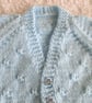 16" Baby Boys Knots V Neck Cardigan - Image 3
