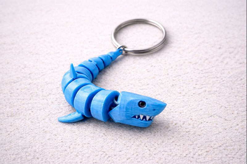 Articulated Shark Keychain - Any 3 keychains for 5 - See our bundle listing