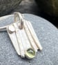 Silver Shoreline Necklace with Peridot  - Image 1