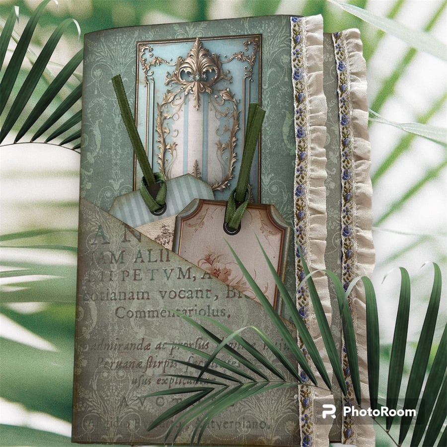 Folio - Green Wardrobe Flip Folder by Carolee Crafts PB9 - 0022