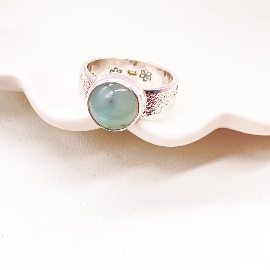 Aquapraise Sterling Silver Ring 