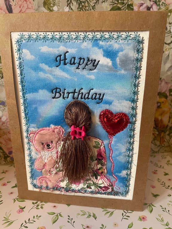 Handmade 3D greetings card 