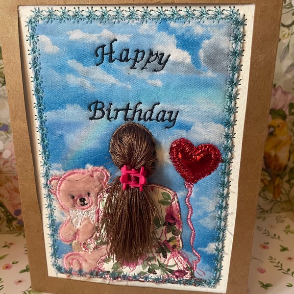 Handmade 3D greetings card 