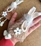 Pastel bunny hanging ornament kids birthday boho room decor from mum - Image 4