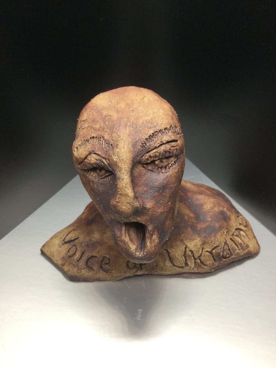 Voice of Ukraine - Ceramic sculpture