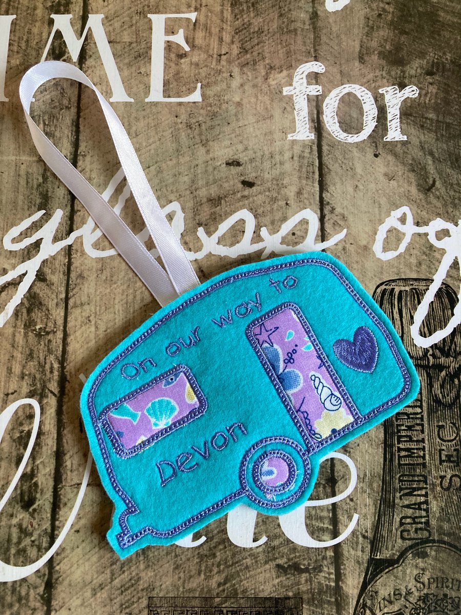 Mothers Day gift idea, caravan gift seaside caravan decoration, 