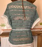 Summer Cotton Belted Tunic Beach Wear Evening Wear One Size - Image 4