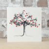 Blank Card Heart Tree Eco Friendly