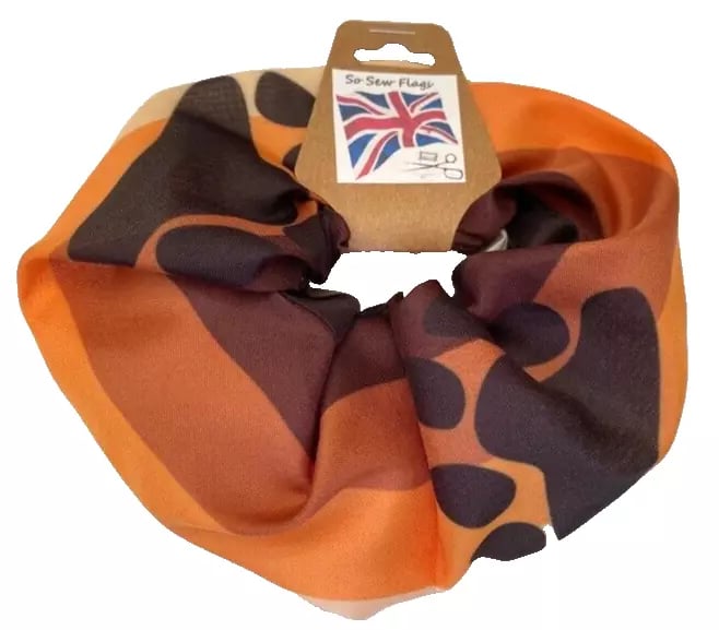 Bear Pride Gay Rainbow Flag Hair Scrunchie Scrunchies Accessory Band Elastic