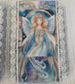 Ephemera - Tag Flip Booklet - Blue Angel by Carolee Crafts PB8 - 0016 - Image 4