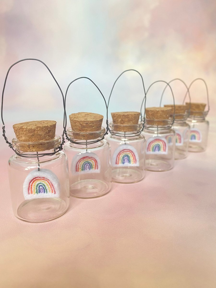A Little Jar Of Hope Rainbow Miniature Bottle Gift