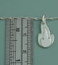 Classic Sterling Silver Flame Pendant — Renewal & Transformation Jewellery - Image 6