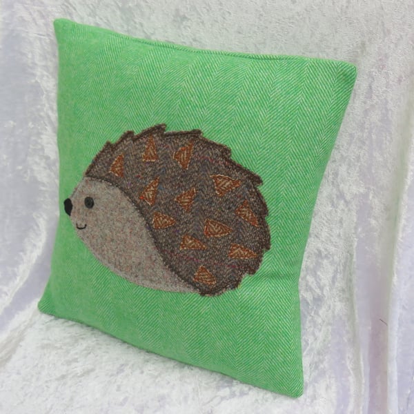 Hedgehog Cushion, with feather pad, 13 inches, hedgehogs