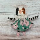Guinea Pig Miniature Art Doll Georgia