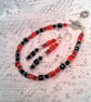 Crystal Cubes and Rounds Bracelet and Earrings Set, Christmas Gift, Gift for Her - Image 2