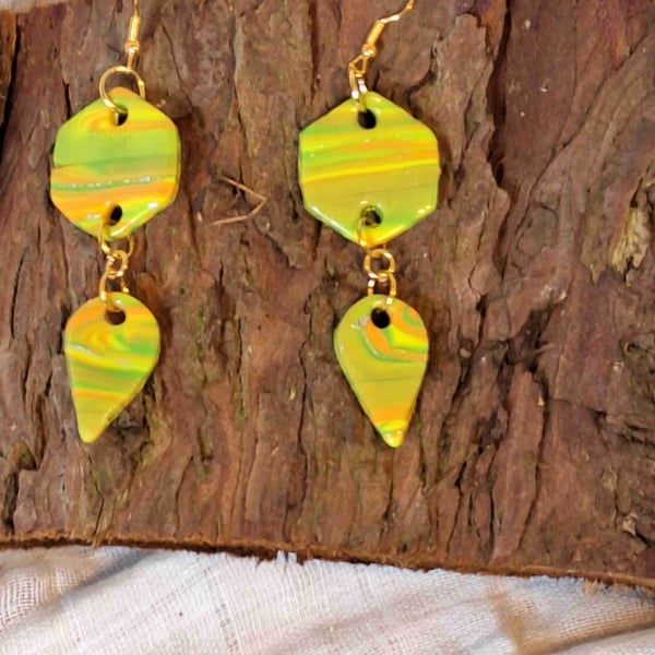 Polymer Clay Earrings. 