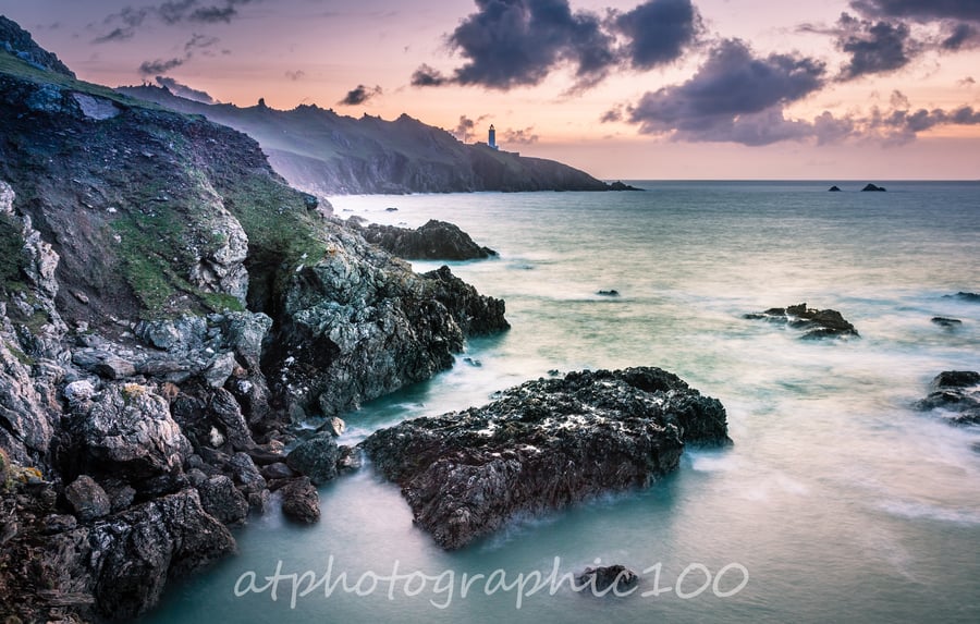Photograph - Sunrise at Start Point Lighthouse - Limited Edition Signed Print