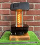 Motorcycle Engine Table Lamp, Upcycled Industrial Style - Image 4