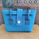 Woollen  occasional  bag in blue