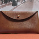 Soft Leather single pocket purse.