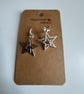 Sterling Silver Earrings - Double Stars - Brand New & Sealed!! 