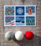 Winter Envelope Stickers - Set of 6