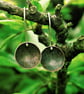  Blue-green Copper Dome Dangle  Earrings - Image 5