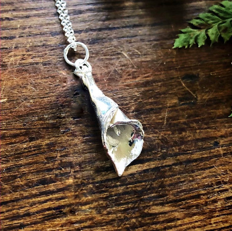 Lily Necklace - Silver main image 0