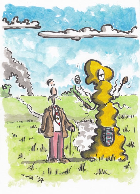 'Albert and Tom' an A5 (210mm x 149mm) original artwork