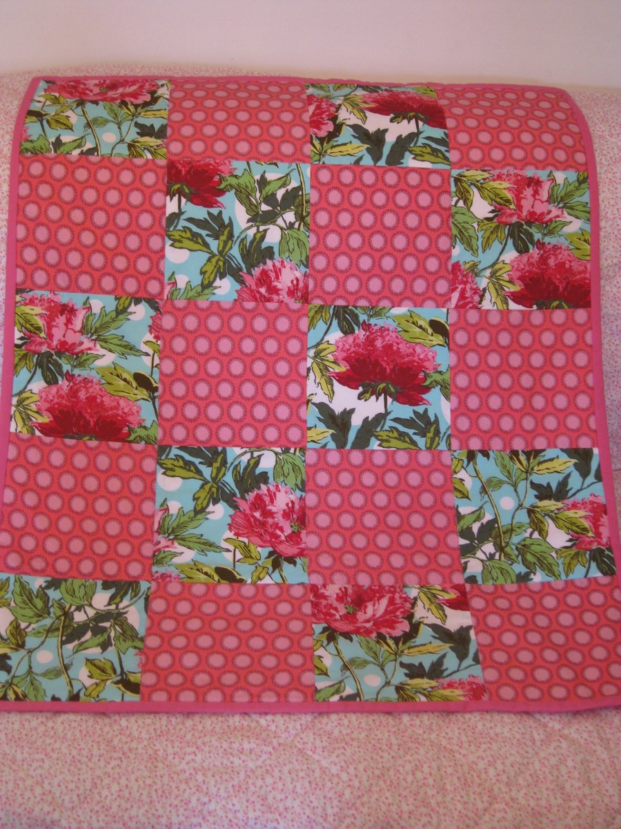 SALE! Pretty Patchwork Quilt - Amy Butler cotton fabric