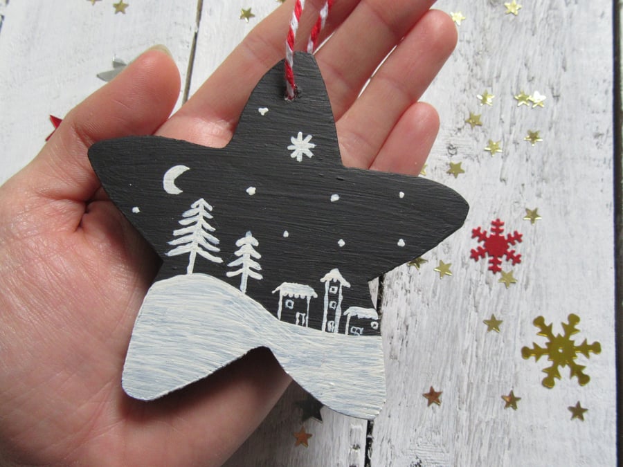 Star christmas decoration 