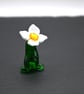 lampwork glass flower head figure - Image 3