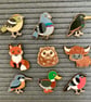 Hedgehog pin badge brooch - Image 5