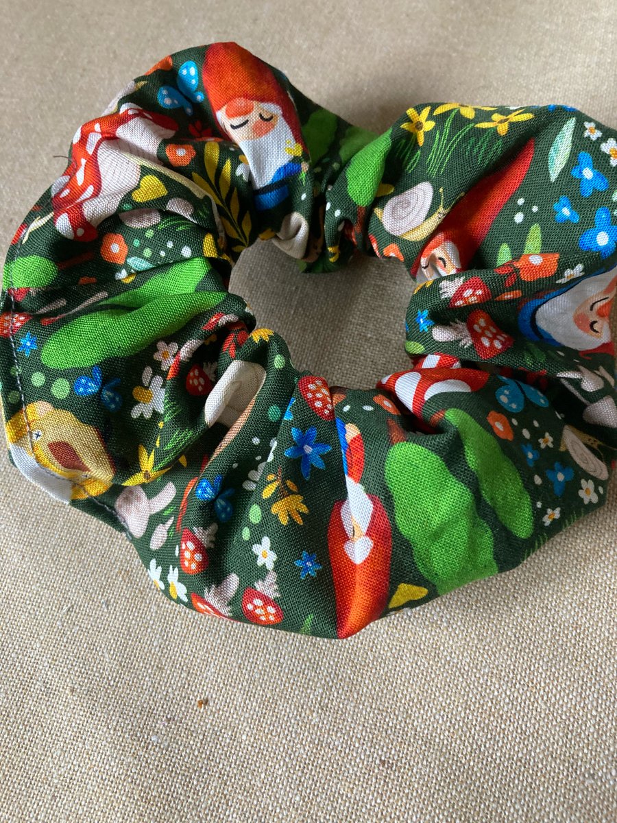 Toadstool Hair Scrunchie