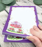 Notepad - A6 Recycled Paper Notepad - Sleepy Dragon - Image 3