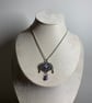 Theodora - Purple Chainmail Pendant Necklace  - Image 2
