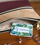 Handmade Cork Shoulder Bag – Burgundy & Natural Cork with Cream Lining - Image 3